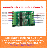 6N137 BỘ CHUYỂN ĐỔI TÍN HIỆU CÁCH LY QUANG 4 KÊNH, TỐC ĐỘ CAO