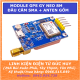Module GPS GY NEO 8M, tích hợp đầu cắm SMA (ăngten mở rộng, ăngten rời)