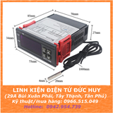 STC 1000 mạch điều khiển nhiệt độ ấp trứng, lò sấy điện áp 110~220V
