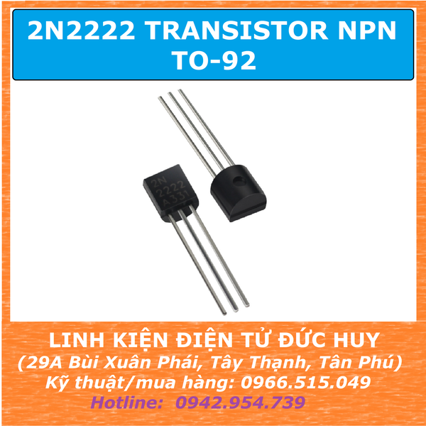 2N2222 TRANSISTOR NPN TO-92