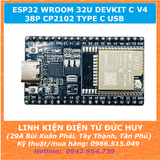 ESP32 WROOM 32U DEVKIT C V4 38P CP2102 TYPE C USB
