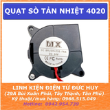 QUẠT SÒ LÀM MÁT, TẢN NHIỆT 4020, 24VDC, KÍCH THƯỚC 40 X 40 X 20MM