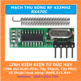 BỘ THU VÀ NHẬN SÓNG RF 433MHZ RX470