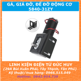 5840-31ZY Động cơ DC giảm tốc moment xoắn cao điện áp 24VDC 160RPM