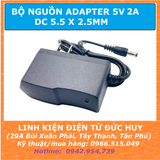 Nguồn xung adaptor 5VDC 2A, dây dài 1M, jack DC 5.5 x 2.5mm