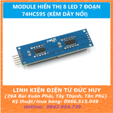 MODULE LED 7 ĐOẠN HIỂN THỊ 8 SỐ 74HC595 ( loại nhỏ 0.36 inch)