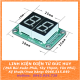 MẠCH LED 7 ĐOẠN 2 SỐ 74HC595