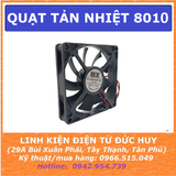 QUẠT LÀM MÁT, TẢN NHIỆT 8010, 5V 12V 24VDC, KÍCH THƯỚC 80 X 80 X 10MM