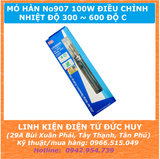 No907H 907H 100w MỎ HÀN THIẾC HÀN CHÌ ĐIỀU CHỈNH ĐƯỢC NHIỆT ĐỘ