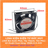 QUẠT LÀM MÁT, TẢN NHIỆT 9225, 12/24VDC, KÍCH THƯỚC 92 X 92 X 25MM