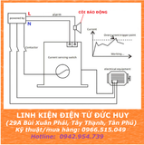 Công tắc cảm biến dòng điện xoay chiều 0.2A - 30A, thường đóng, chính hãng BERM chuẩn công nghiệp
