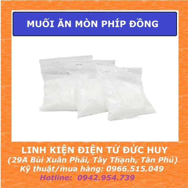 Muối ăn mòn phíp đồng PCB