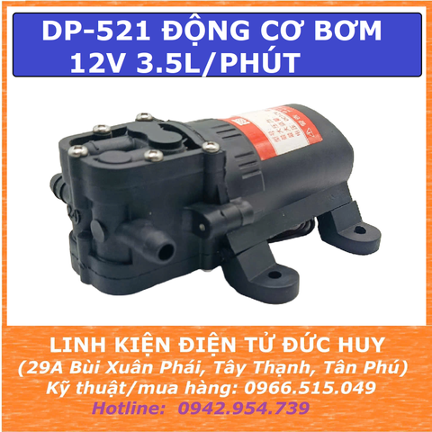 DP-521 ĐỘNG CƠ BƠM ÁP SUẤT, BƠM MÀNG, 3.5L/PHÚT