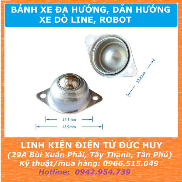 BÁNH XE ĐA HƯỚNG, DẪN HƯỚNG XE DÒ LINE, ROBOT