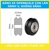 BÁNH XE CON LĂN RÃNH V, KHÔNG RÃNH