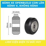 BÁNH XE CON LĂN RÃNH V, KHÔNG RÃNH