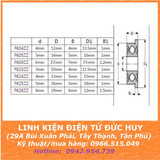 BẠC ĐẠN, VÒNG BI LOẠI F (F623zz F624zz F625zz F626zz F608zz F604zz)