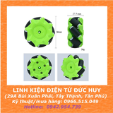 Bánh xe robot mecanum dò line, tự hành 58mm