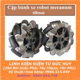 Bánh xe robot mecanum dò line, tự hành 68mm