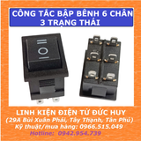 Contact công tắc bập bênh 6 chân 2, 3 trạng thái KCD1-106  21x15mm