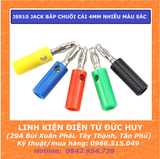 901MR JACK BẮP CHUỐI ĐỰC 4MM NHIỀU MÀU SẮC ( LOẠI THƯỜNG )