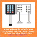 BÀN PHÍM MA TRẬN MỀM 3x4