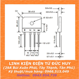 D25XB80 DIODE CHỈNH LƯU CẦU DẸP 25A 800V
