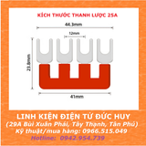 THANH LƯỢC JUMP NỐI TẮT TERMINAL BLOCK 25A 4P