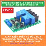MẠCH ĐIỀU KHIỂN ĐẢO CHIỀU ĐỘNG CƠ DC 30A 12V / 24V