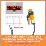 Combo bộ đếm sản phẩm JDM11-6H (6 số),12-24VAC/DC BERM, kèm cảm biến +gá