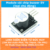 KY-012 KY-006 MODULE CÒI CHÍP BUZZER (chủ động, bị động)