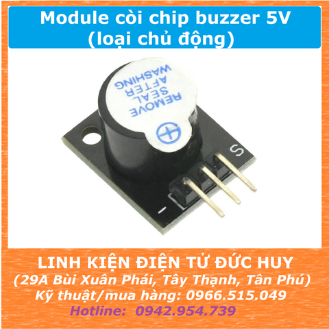 KY-012 KY-006 MODULE CÒI CHÍP BUZZER (chủ động, bị động)