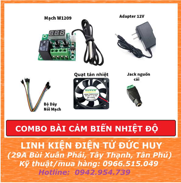 Combo cảm biến Bài Tập Sách Công Nghệ Lớp 8 Cảm Biến Nhiệt Độ, Độ Ẩm, Ánh Sáng