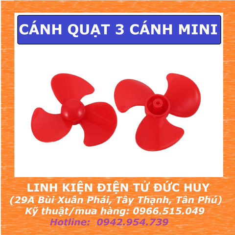CÁNH QUẠT 3 LÁ MINI 50MM