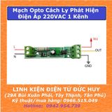 Module phát hiện điện áp 220V AC với Optocoupler cách ly