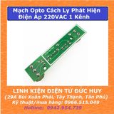Module phát hiện điện áp 220V AC với Optocoupler cách ly