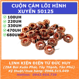 Cuộn cảm lõi hình xuyến 50125, dòng 6a, đường kính dây 0.6mm