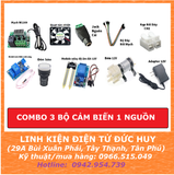 Combo cảm biến Bài Tập Sách Công Nghệ Lớp 8 Cảm Biến Nhiệt Độ, Độ Ẩm, Ánh Sáng