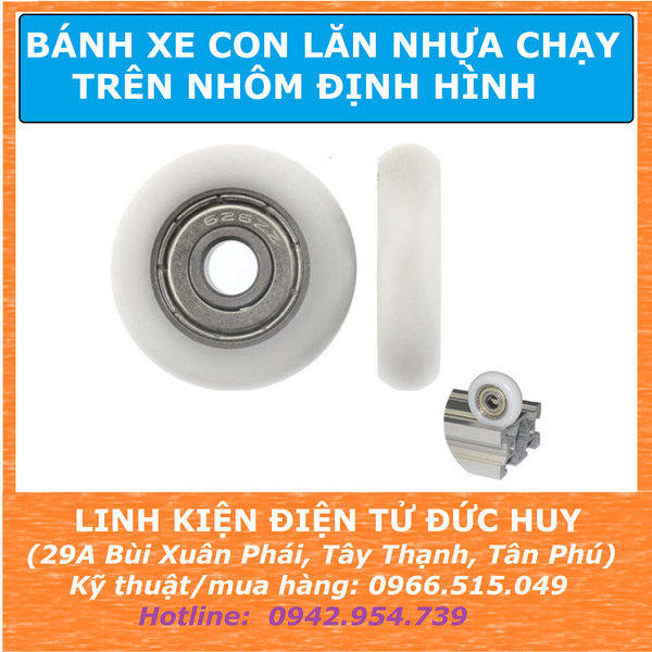 BÁNH XE, CON LĂN NHỰA, RÒNG RỌC NHÔM ĐỊNH HÌNH