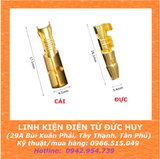 COS ĐẦU ĐẠN GHIM TRÒN 4MM ĐỰC / CÁI ( KÈM VỎ BỌC )
