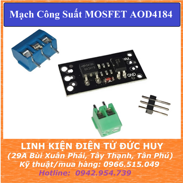 Mạch Công Suất MOSFET AOD4184 Opto Cách Ly 40V 50A