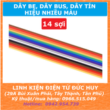 Dây bẹ dây bus dây tín hiệu nhiều màu nhiều sợi (giá 1 mét)