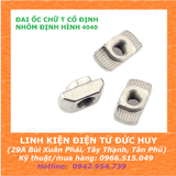 ĐAI ỐC XOAY CHỮ T, CỐ ĐỊNH NHÔM ĐỊNH HÌNH 4040