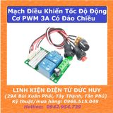 Mạch Điều Khiển Tốc Độ Động Cơ DIMMER PWM 6-24V 3A Có Đảo Chiều