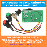 Mạch Điều Khiển Tốc Độ Động Cơ DIMMER PWM 6-24V 3A Có Đảo Chiều