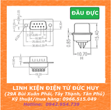 CỔNG COM DB9 RS232 ĐỰC, CÁI CHÂN THẲNG (hàn dây)