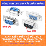 CỔNG COM DB9 RS232 ĐỰC, CÁI CHÂN THẲNG (hàn dây)