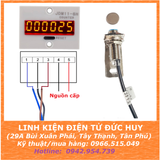 Combo bộ đếm sản phẩm JDM11-6H (6 số),220VAC BERM, kèm cảm biến NJK 5002C + gá + dây AC
