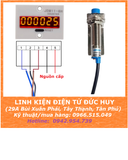 Combo bộ đếm sản phẩm JDM11-6H (6 số),220VAC BERM, kèm cảm biến LJ12A3-4-Z/BX + gá + dây AC
