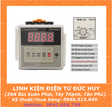 DH48J-8A AC220V bộ đếm sản phẩm counter 4 số, có chân reset